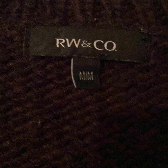 RW&co purple sweater with shoulder detail - Picture 3 of 3